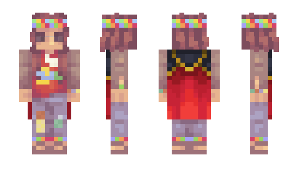 Minecraft skin Folkedelic