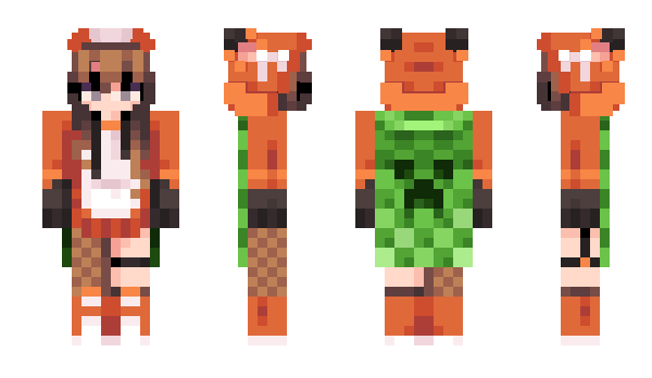 Minecraft skin KoraWho