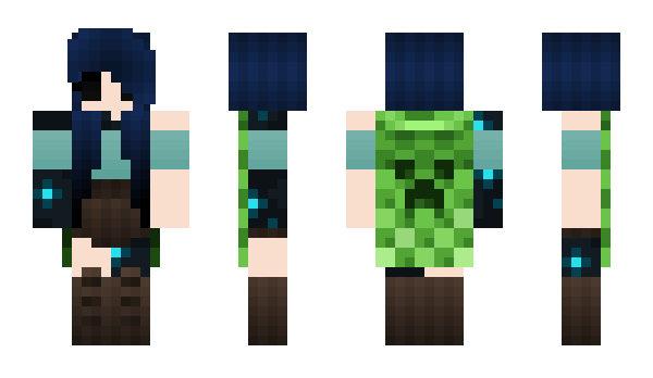 Minecraft skin Nightiena