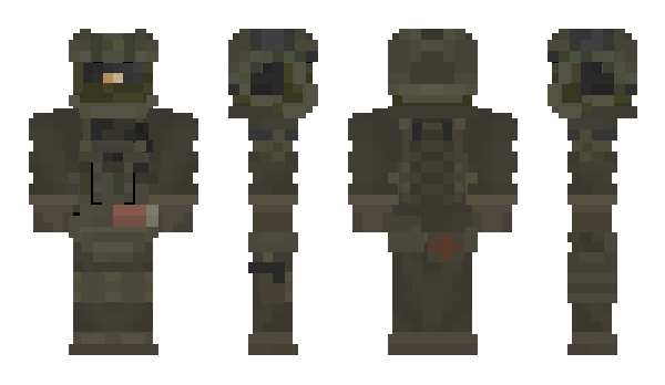 Minecraft skin NationalAlert