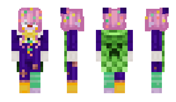 Minecraft скин по нику clownmath_