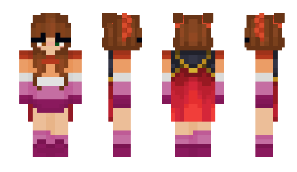 Minecraft skin FelaniaVT