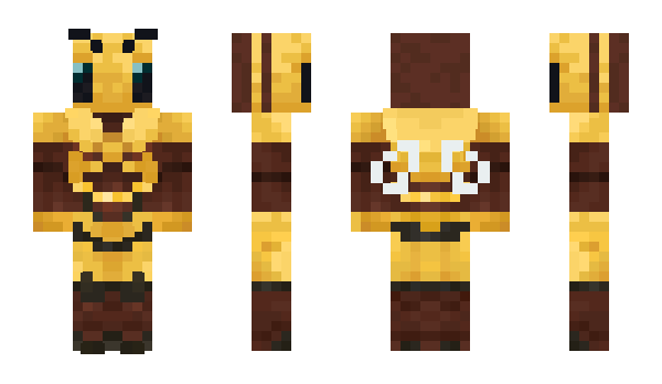 Minecraft skin HonningKrigeren