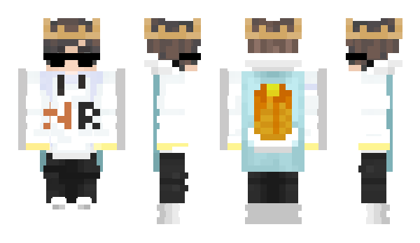 Minecraft скін по ніку NishidhGamer