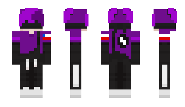 Minecraft skin Purple4k