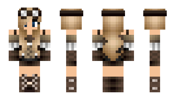 Minecraft skin Lynxelie