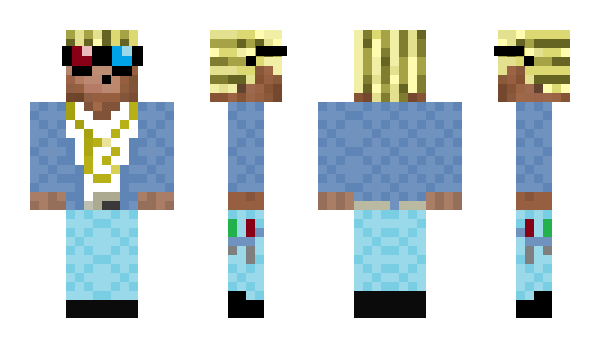 Minecraft skin Bohnenmann