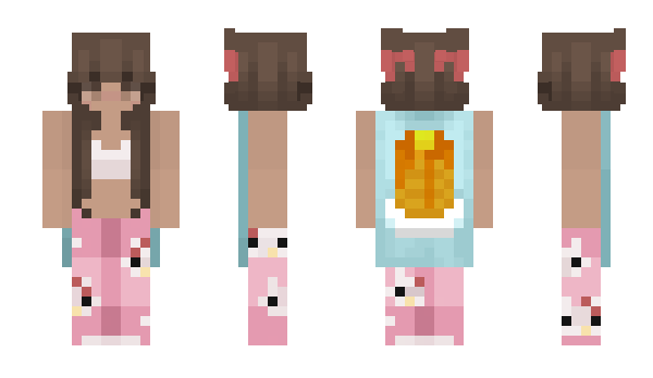 Minecraft skin pupilar