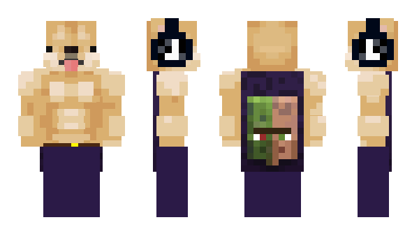 Minecraft skin SirMontyDog