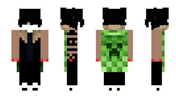 Minecraft skin Ah_Black_1111