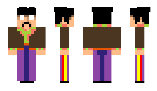 Minecraft скин по нику 182x