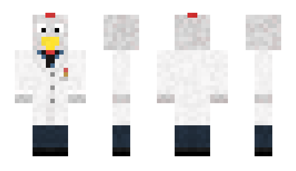 Minecraft skin ChickengCZ