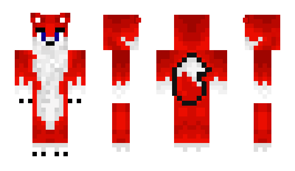 Minecraft skin Redwolfc4