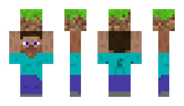 Minecraft skin Mongolen