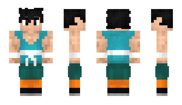 Minecraft skin MasterGoku