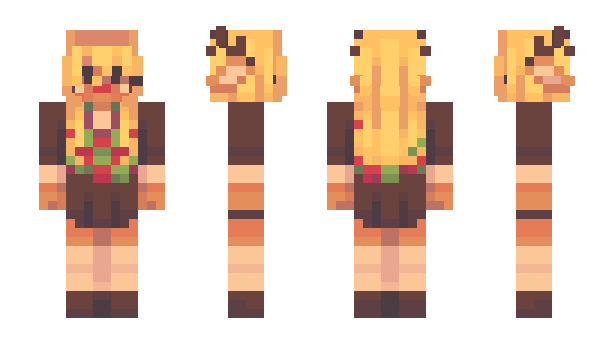Minecraft скин по нику mae_ika