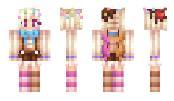 Minecraft skin Candycane_Girl11