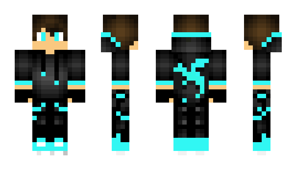 Minecraft skin darkblak