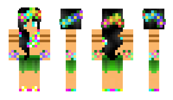 Minecraft skin Paolita