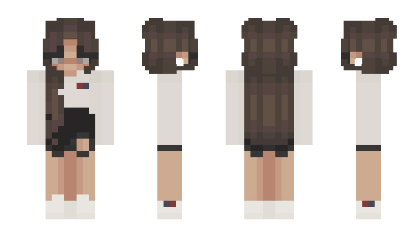 Minecraft skin ItsValkyrae