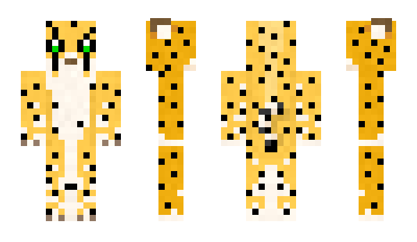 Minecraft skin Hybrid_Cheetah