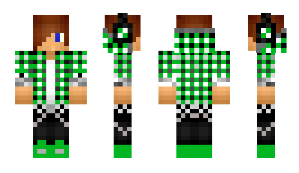 Minecraft skin PoWa_RaZor