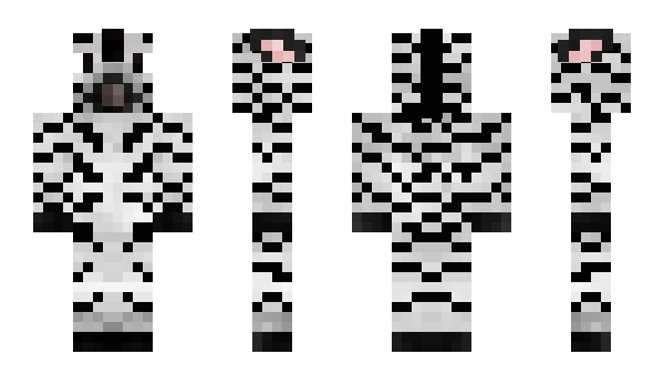 Minecraft skin White_Zebra