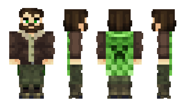Minecraft skin ilBafometto