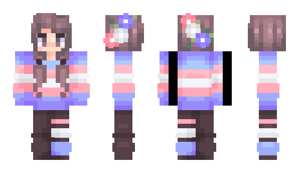 Minecraft skin TinaChamomile