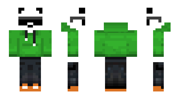 Minecraft skin PeterPanda