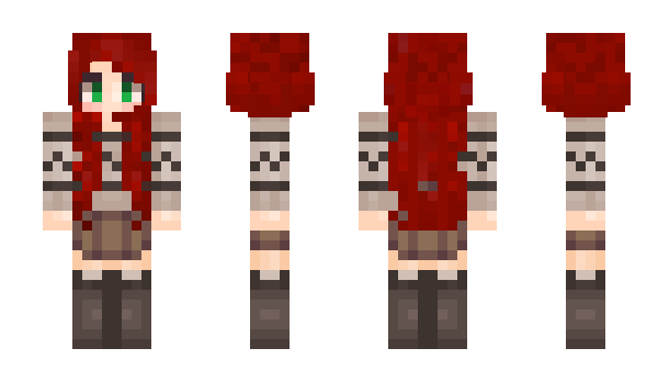 Minecraft skin ZombieChan