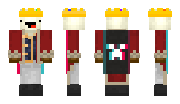 Minecraft skin LeRoiDesCake