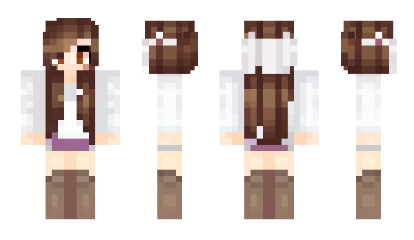 Minecraft skin Hanagemi