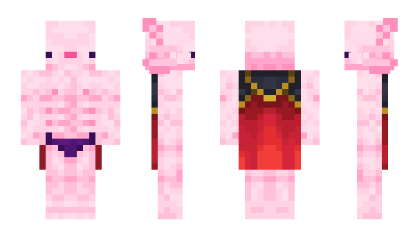 Minecraft skin theAxolotl