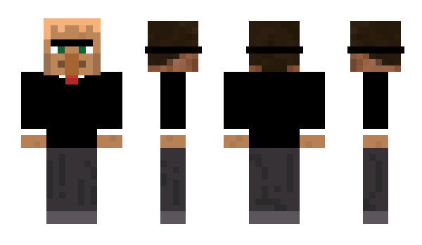 Minecraft skin ScaryVillager