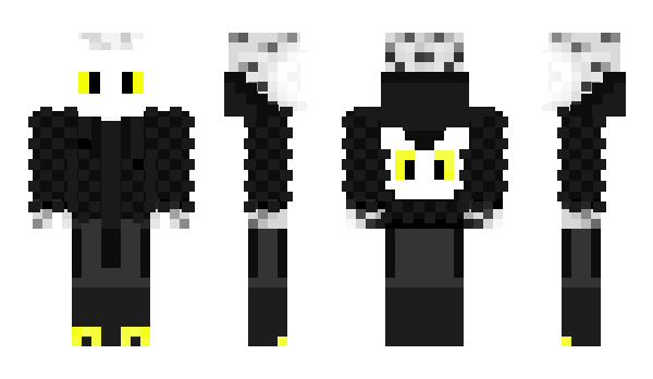 Nightmare Sans  Minecraft Skin