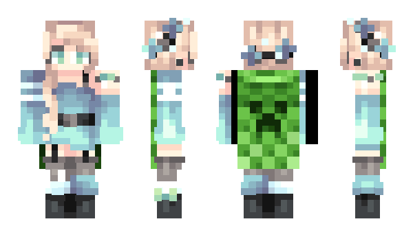 Minecraft скин по нику Booksea