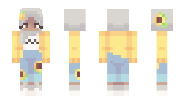 Minecraft скін по ніку PeekingViolet