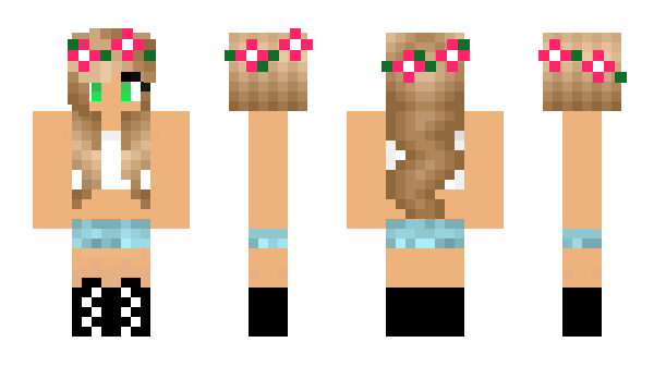 Minecraft skin girlybBEAR
