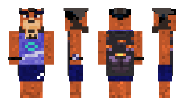 Minecraft skin RockoTheBigDog