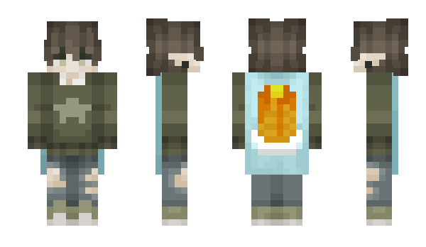 Minecraft skin Skrelt