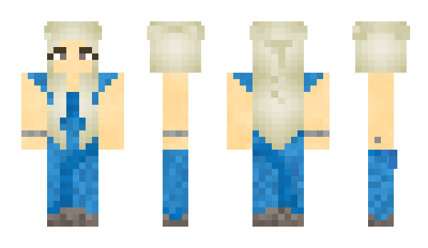 Minecraft skin Unburnt