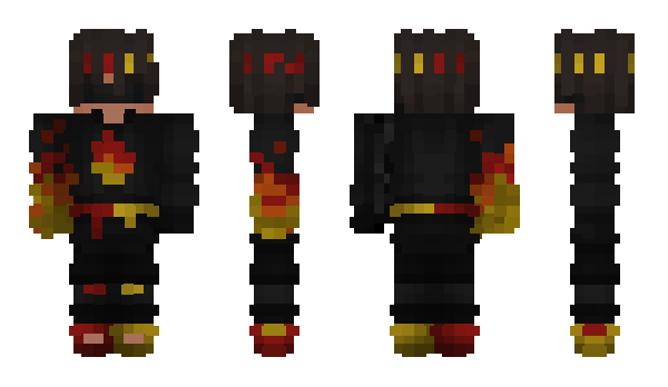 Minecraft skin flamedfr