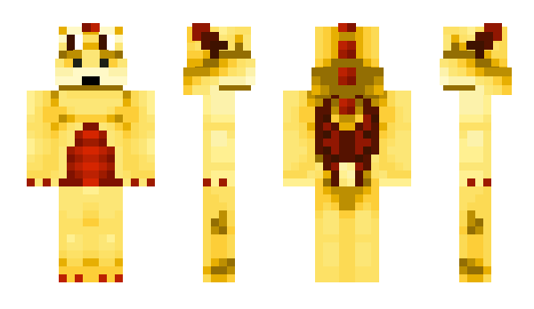 Minecraft skin goldendragon76