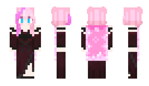 Minecraft skin AlloRose