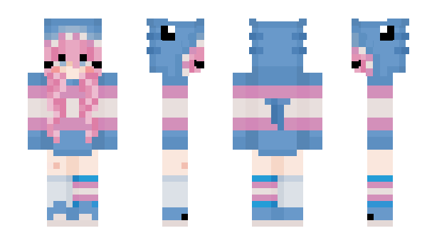Minecraft skin LilOrphanEvie