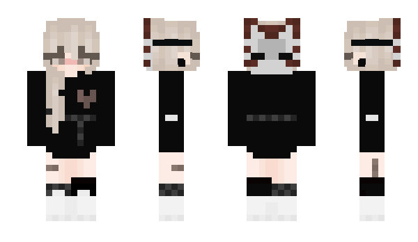 Minecraft skin AlbinoCow