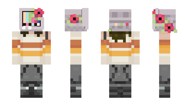 Minecraft скин по нику AestheticYellow