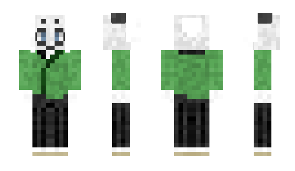 Minecraft skin Pandan