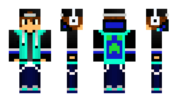 Minecraft skin trikkeballakke